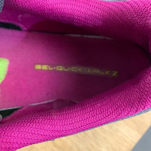 Asics Gel Quick Walk Sneaker Women’s 8.5 Gray Pink Gym Athletic Training Shoes - Picture 7 of 8